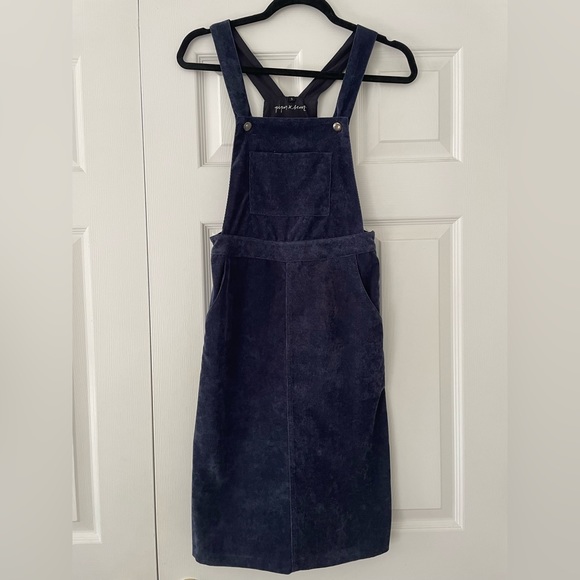 The Olivia Corduroy Dress in Indigo - Size Small - Picture 5 of 8